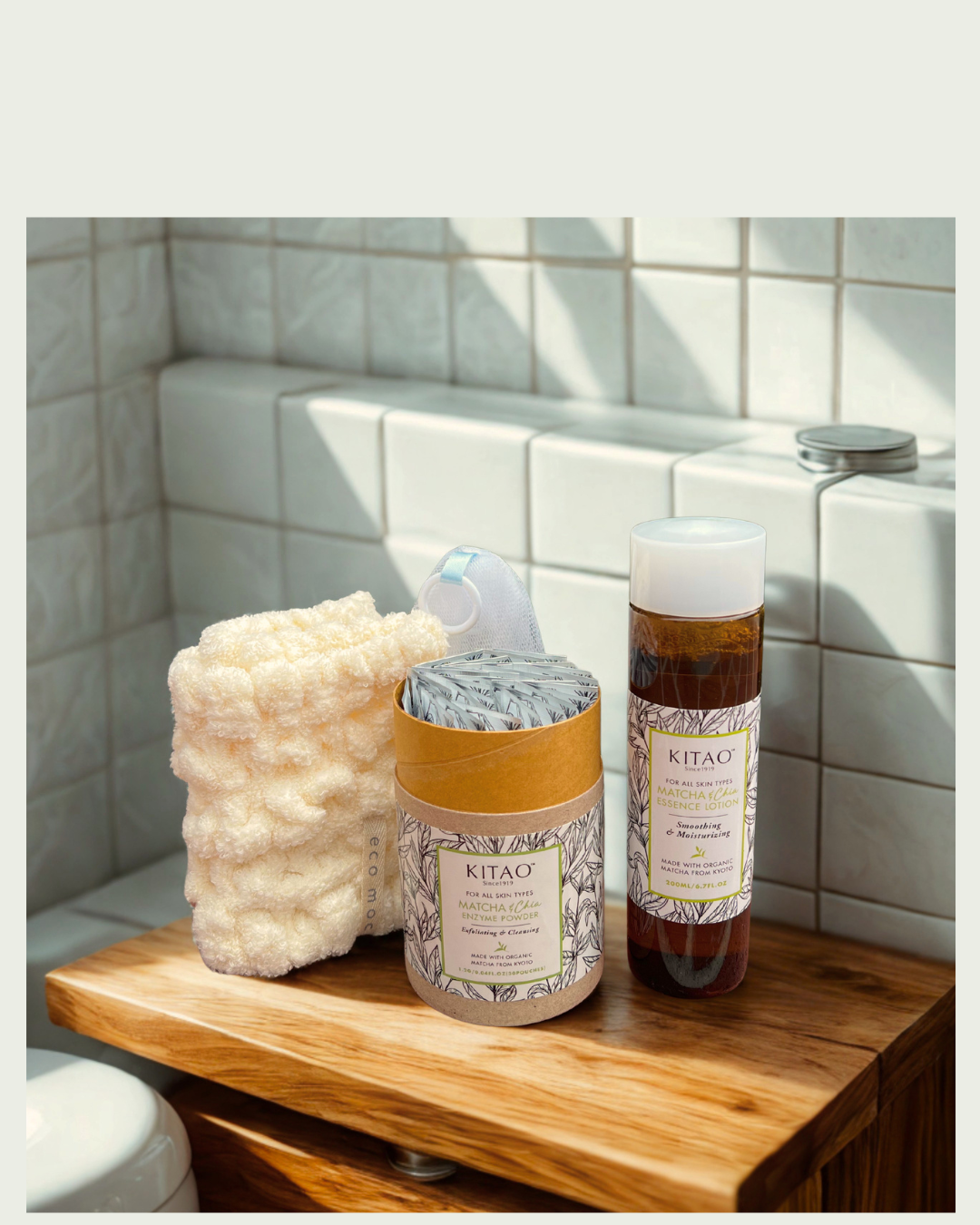 Kit para despertar la piel con matcha y chía