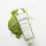 Kitao Matcha Exfoliating Gel main image with matcha powder