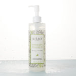 Kitao Matcha Exfoliating Gel with water droplets