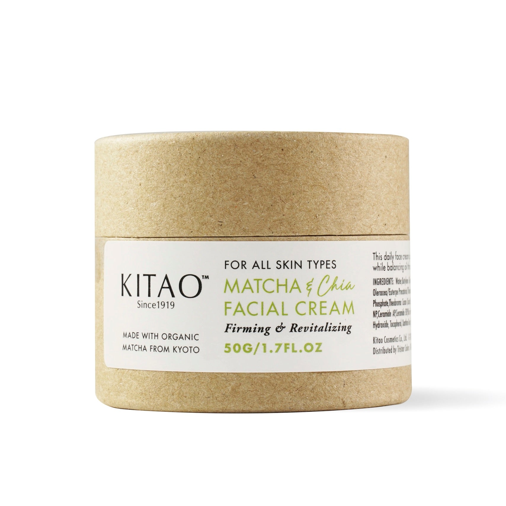 KITAO Matcha & Chia Facial Cream – Kitao Matcha