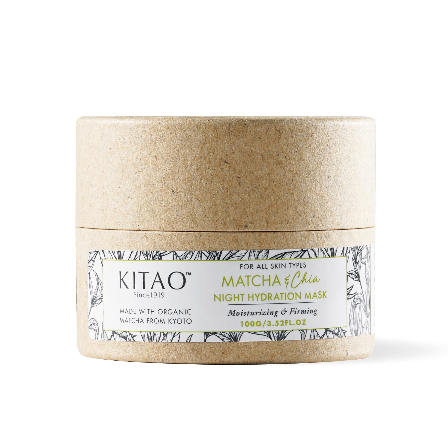 Kitao Matcha Night Hydration Mask Main Image Box